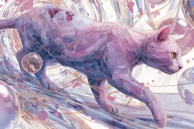 Quantum Flux Art Prompt Template
