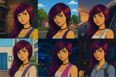 1990s Cartoon Character Transformation