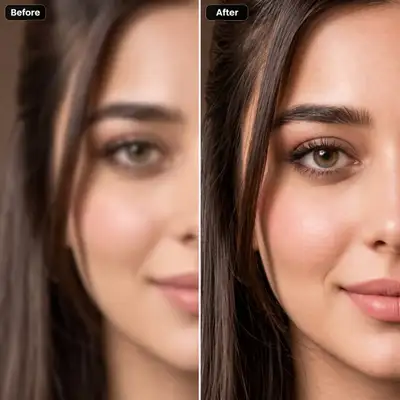 One-click 4K restoration of old, faded, damaged photos
