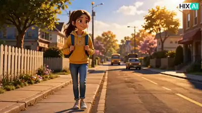 Girl Rescues Injured Kitten: Heartwarming AI Video Prompt