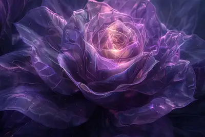Chiaroscuro Neon Fractal Art Prompt
