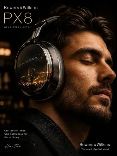 Cinematic luxury advertising poster template for any product