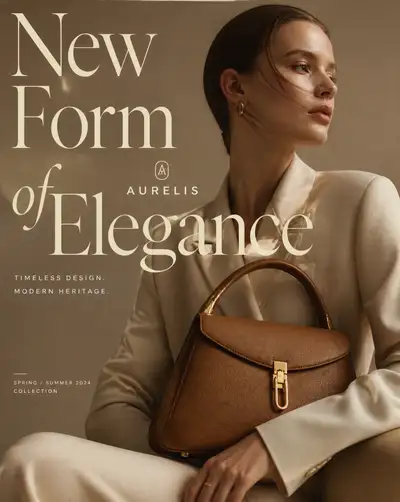 Variable-driven fashion brand editorial generator template