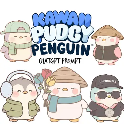 Prompt de ilustración kawaii para retratos de mascotas