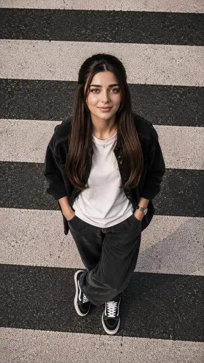 Ultra-Realistic Cinematic Street Fashion Portrait