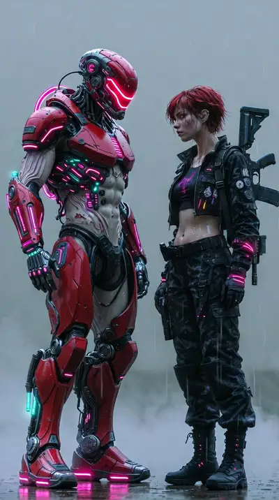 Redline & Ghost: Cyborg vs Soldier Standoff
