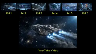 Seamless One-Take Video from Multiple Images