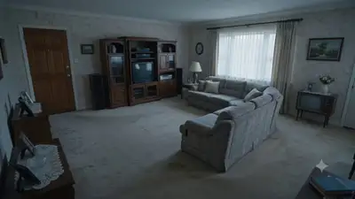 Living room renovation timelapse video prompt