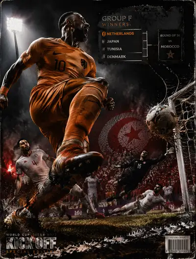 Heavy Metal Magazine Football Key Art Poster