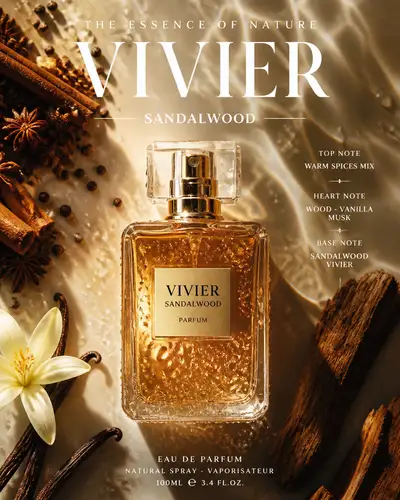 High-key editorial perfume photography with spray mist