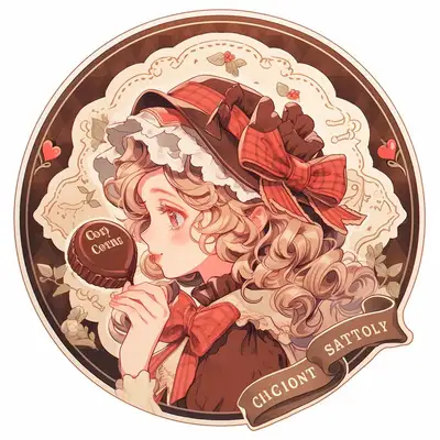 Vintage Retro Sticker Prompt