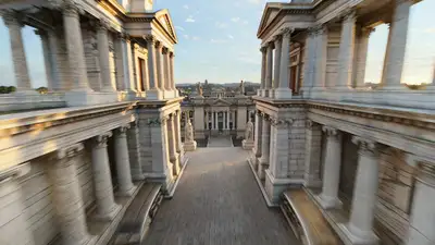 FPV Ancient Roman Empire City
