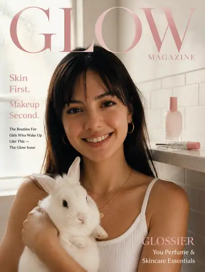 Glossier-Stil Hautpflege-Kampagnen-Anzeigen-Prompt