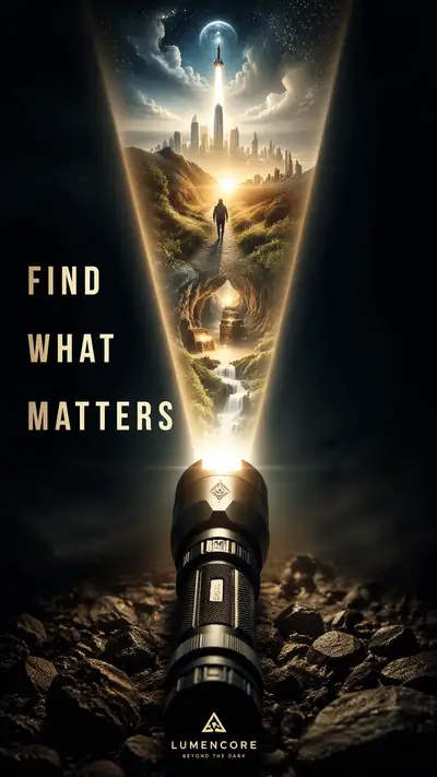 Flashlight reveals hidden opportunities advertisement