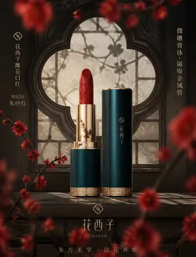Neo-Orientalismus chinesische Lippenstiftwerbung neu gestaltet