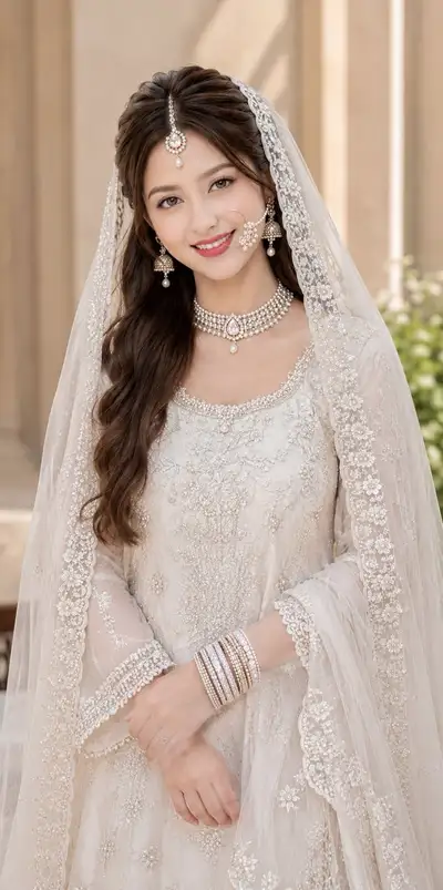 Ultra-Realistic Pakistani Bridal Portrait Prompt