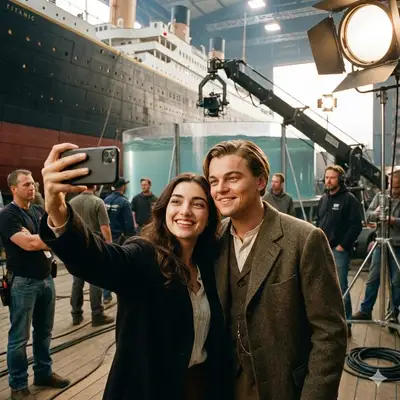 Making-of-Filmset-Selfie-Vorlage