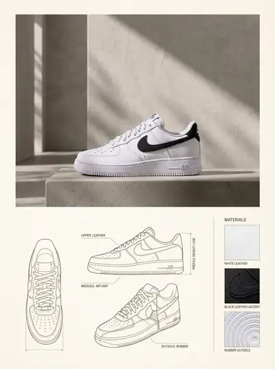 Product Specification Sheet with Lifestyle Hero and Technical Drawings