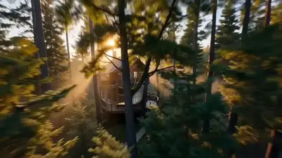 FPV Cinematic Treehouse Flight