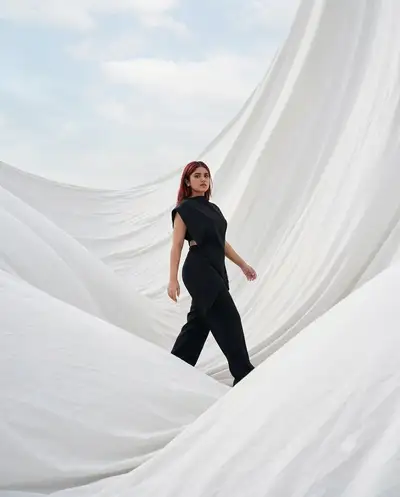 Haute Couture Surreal in an Impossible Landscape