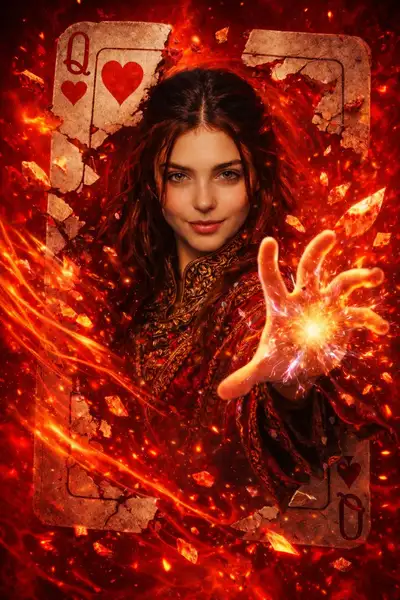Fantasy Queen of Hearts Portrait Prompt