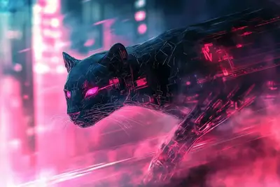 Cyberpunk Neon Glow Scene