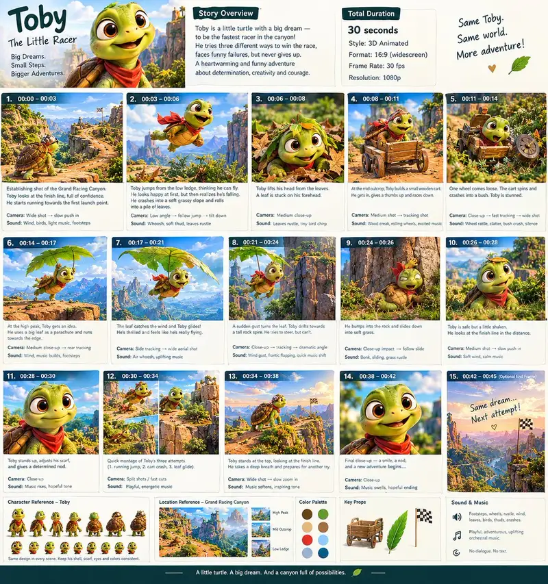 Pfad Design Die große Reise der kleinen Schildkröte - Cinematic 3D Animati ...