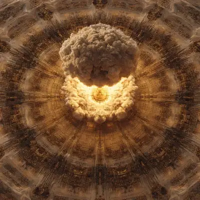 Nuclear Bomb Explosion in Desert with Recursion Precision