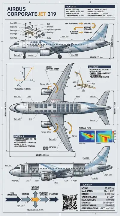 Industrial Engineering Infographic of a Product