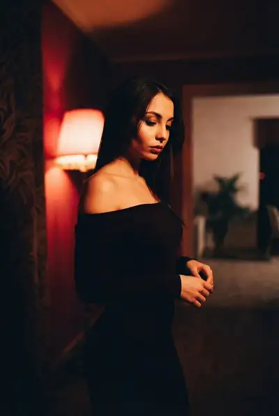 Moody Portrait with Dramatic Lighting