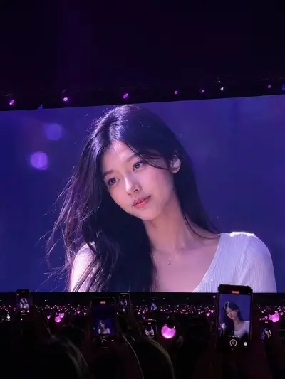 Realistic K-Pop Concert Jumbotron Portrait