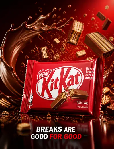 Explosive product photography advertising template