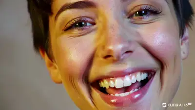 Ecstatic Joyful Face Close-up Prompt