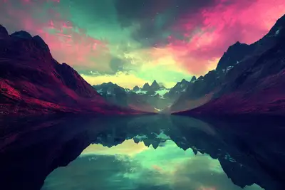 Swirling Aura Neon Prompt Template