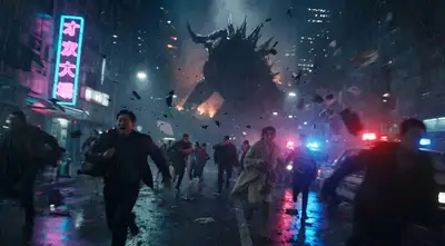 Cinematic Monster Disaster Video Prompt