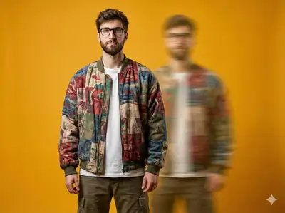 Cinematic Ghost Duplicate Studio Portrait