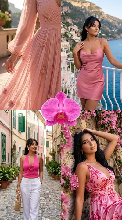 Italian Summer Fashion Mood-Board Collage