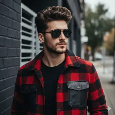 Stylish Young Man Portrait Prompt