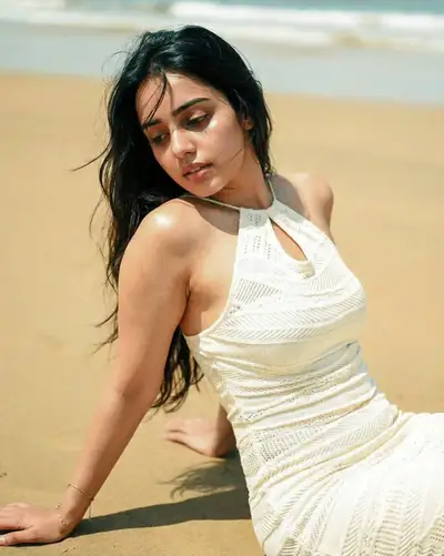 South Indian Woman Beach Portrait