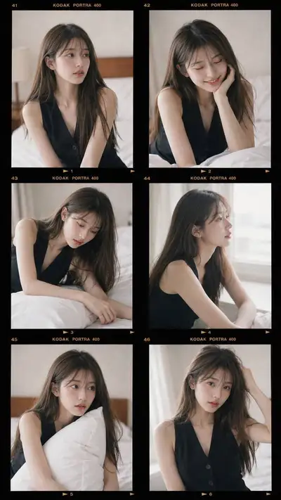 Kodak Portra 400 Korean Lifestyle Contact Sheet