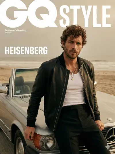 GQ Style magazine cover with a vintage convertible