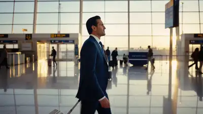 超リアルな映画的な航空会社のコマーシャル
