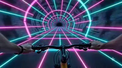 Psychedelic POV Biking Video Transformation