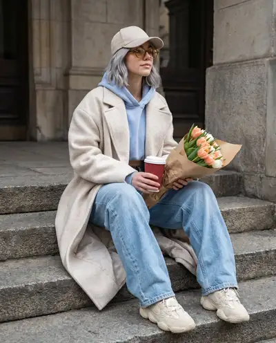 Cinematic Street Style Portrait with Identity Preservation