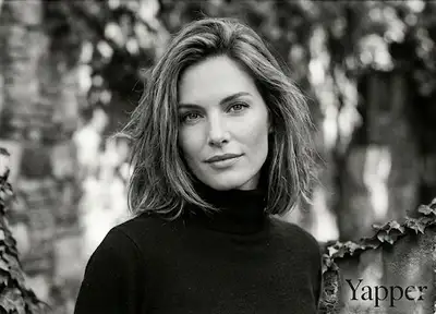 High-Fashion Editorial Black and White Portrait