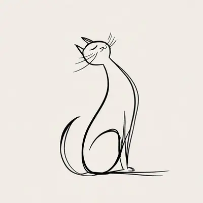 Brush Painting Cat Video Prompt
