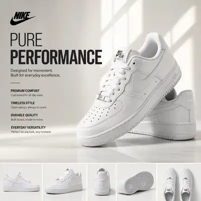 Apple-style FMCG hero product ad from an uploaded photo