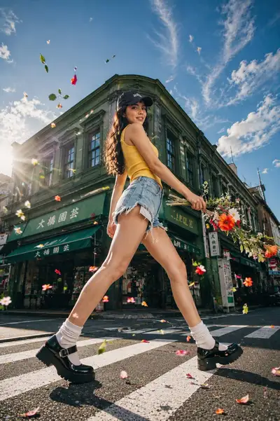 Cinematic Street-Style Fashion Editorial