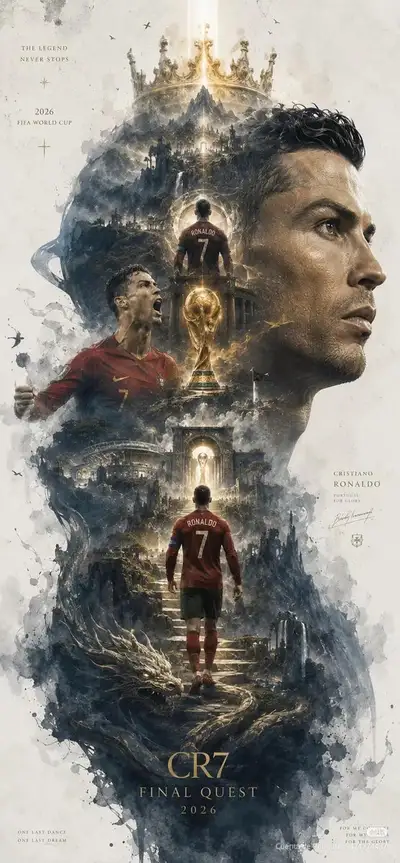 Cinematic Fantasy Football Legacy Poster
