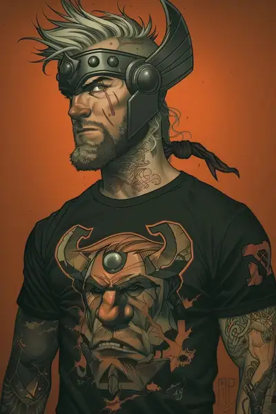 Super Hero Rage style reference